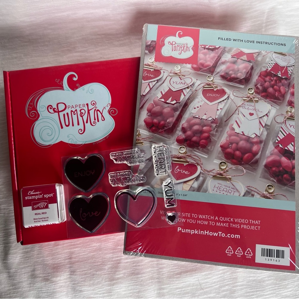 FILLED W/ LOVE BAGS - Paper Pumpkin kit - February 2015 - Valentines